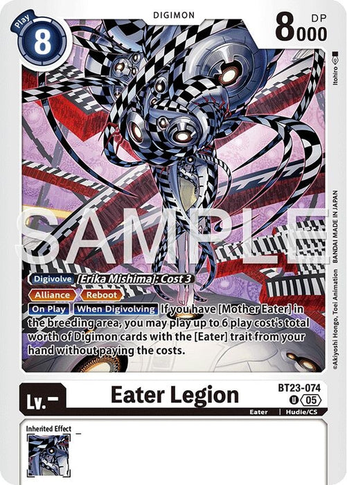 Image for Eater Legion (BT23-074 U) [Hackers' Slumber] - Digimon Card Game