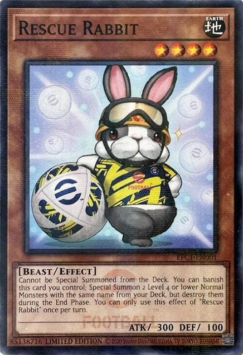Image for Rescue Rabbit (EFC1-EN001) [eFootball Collaboration Promos] - YuGiOh