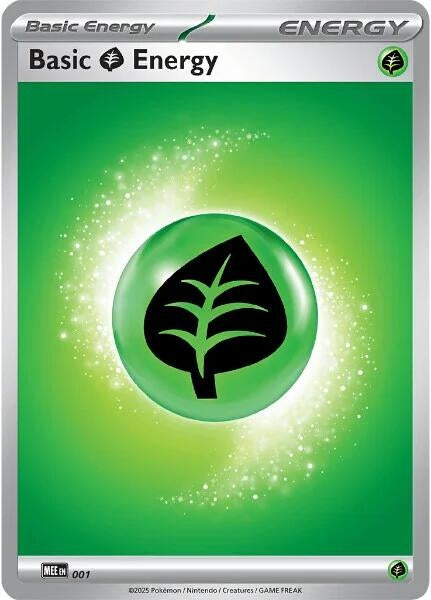 Image for Basic Grass Energy - 001 (1) [MEE: Mega Evolution Energies] - Pokemon