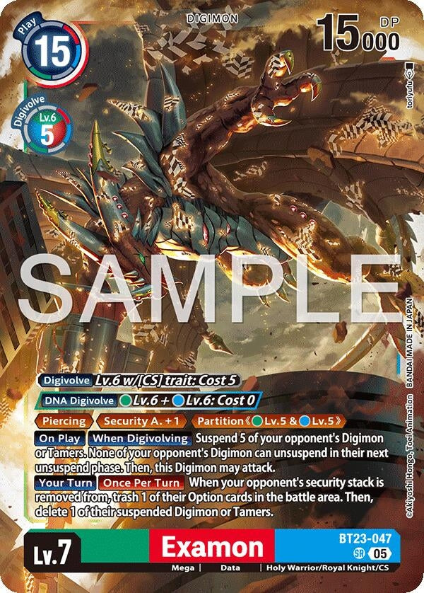 Image for Examon (BT23-047SR) [Hackers' Slumber] - Digimon Card Game