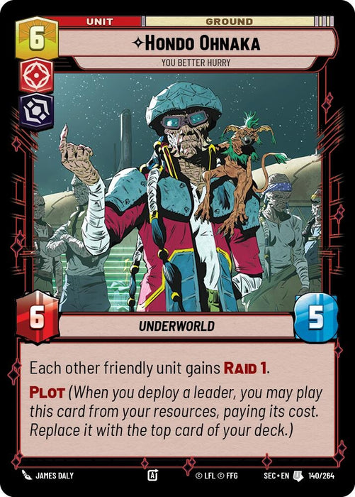 Image for Hondo Ohnaka - You Better Hurry (140/264) [Secrets of Power] - Star Wars: Unlimited