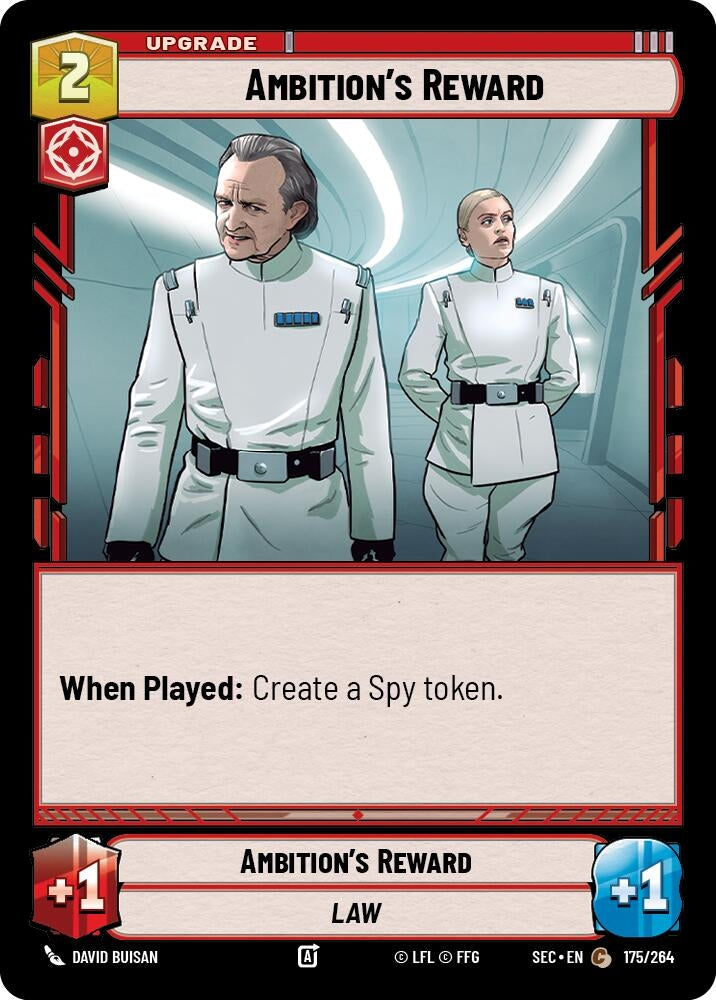 Image for Ambition's Reward (175/264) [Secrets of Power] - Star Wars: Unlimited