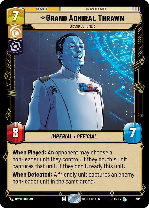 Image for Grand Admiral Thrawn - Grand Schemer (193/264) [Secrets of Power] - Star Wars: Unlimited
