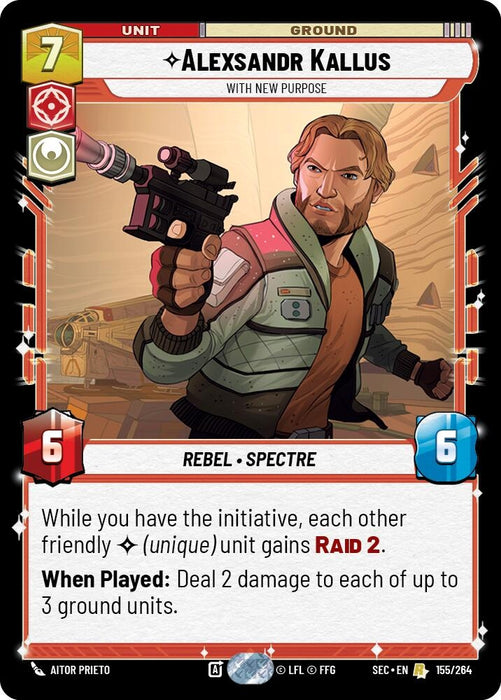Image for Alexsandr Kallus - With New Purpose (155/264) [Secrets of Power] - Star Wars: Unlimited