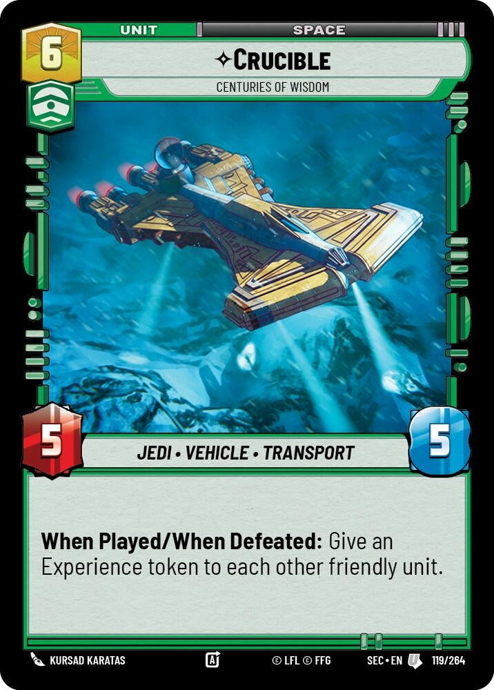 Image for Crucible - Centuries of Wisdom (119/264) [Secrets of Power] - Star Wars: Unlimited