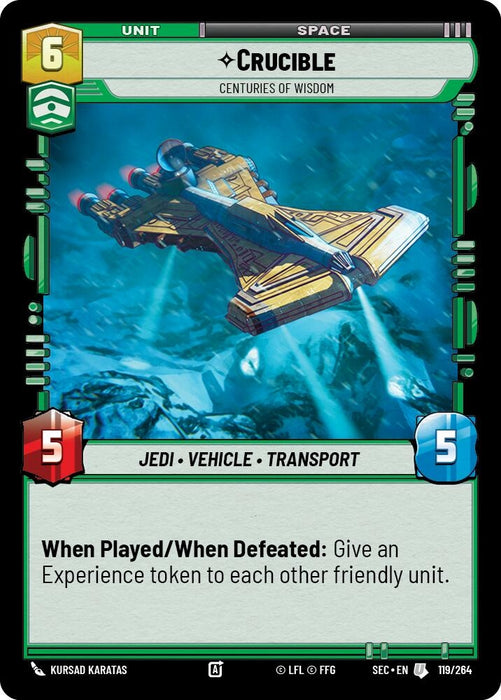 Image for Crucible - Centuries of Wisdom (119/264) [Secrets of Power] - Star Wars: Unlimited