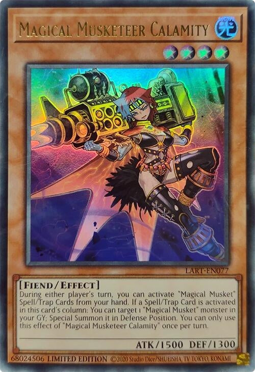 Image for Magical Musketeer Calamity (LART-EN077) [The Lost Art Promotion] - YuGiOh