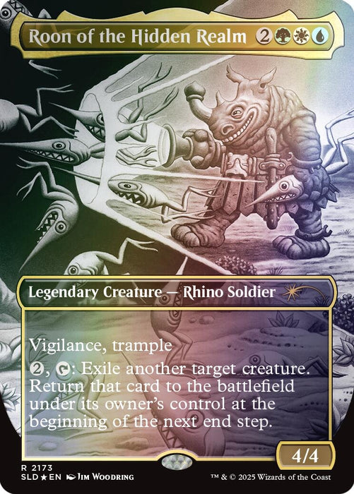 Image for Roon of the Hidden Realm (Rainbow Foil) (2173) - Magic: The Gathering