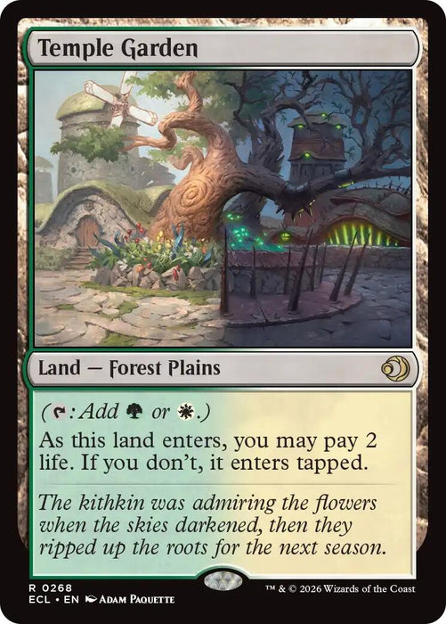 Image for Temple Garden (268) [Lorwyn Eclipsed] - Magic: The Gathering