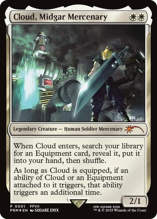 Image for Cloud, Midgar Mercenary (1) - Magic: The Gathering