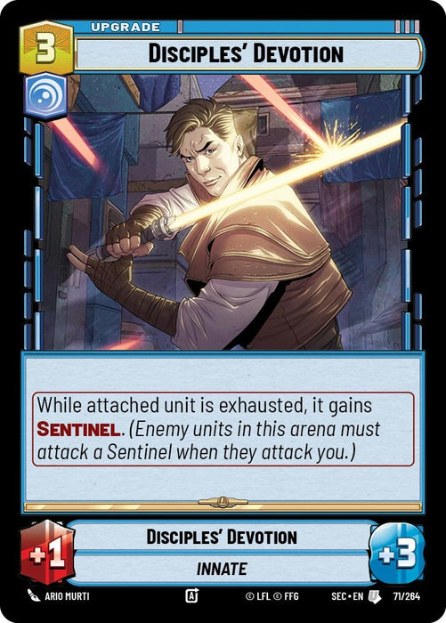 Image for Disciples' Devotion (71/264) [Secrets of Power] - Star Wars: Unlimited