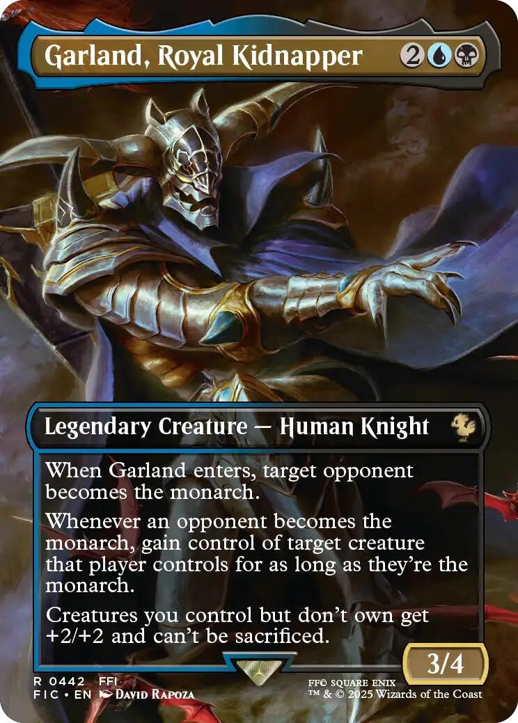 Image for Garland, Royal Kidnapper (Borderless) (442) - Magic: The Gathering