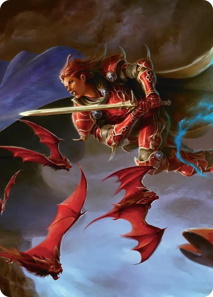 Image for The Destined Warrior Scene Art Card (2) - Magic: The Gathering