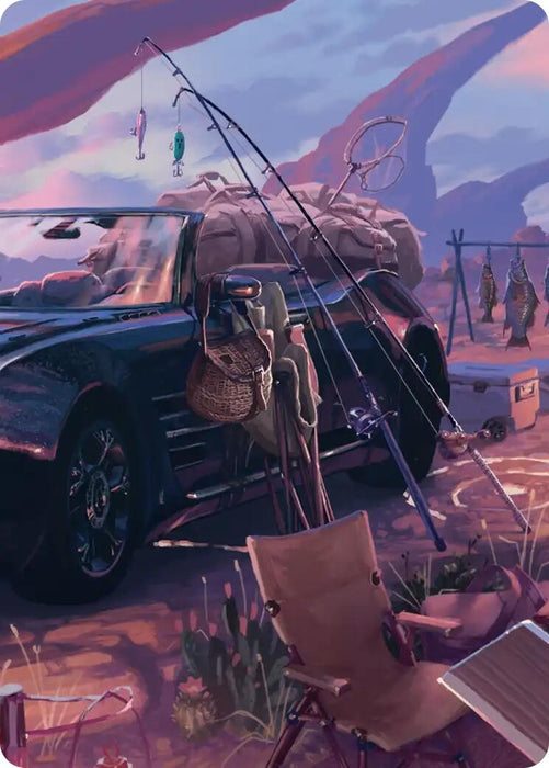 Image for Fishing Gear Scene Art Card (20) - Magic: The Gathering