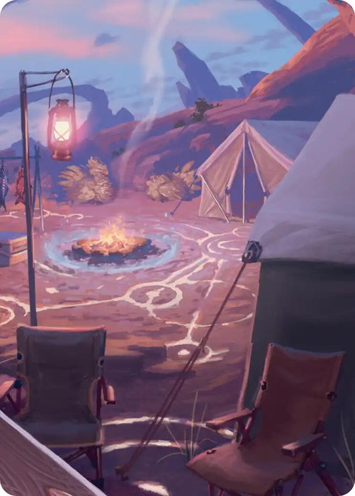 Image for Chocobo Camp Scene Art Card (21) - Magic: The Gathering