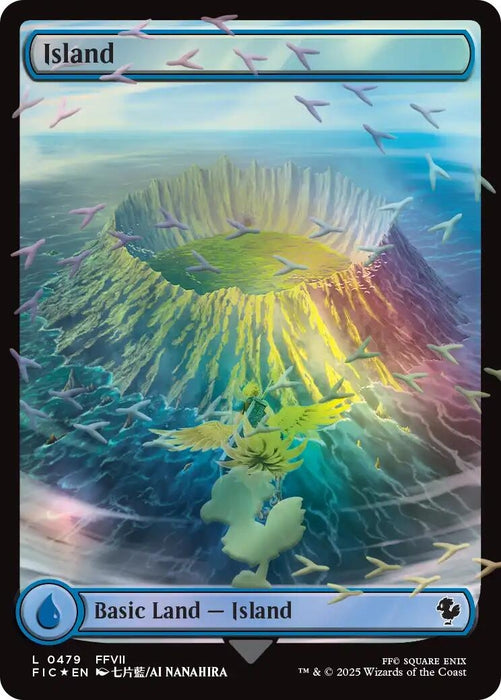 Image for Island (Chocobo Track Foil) (479) - Magic: The Gathering