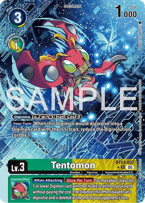 Image for Tentomon (Hacker's Slumber Box Promotion Pack) (BT23-037 U) [Hackers' Slumber] - Digimon Card Game