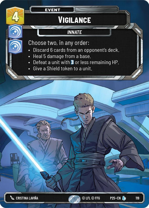 Image for Vigilance (119) [Sector and Regional Promos: Season 1] - Star Wars: Unlimited