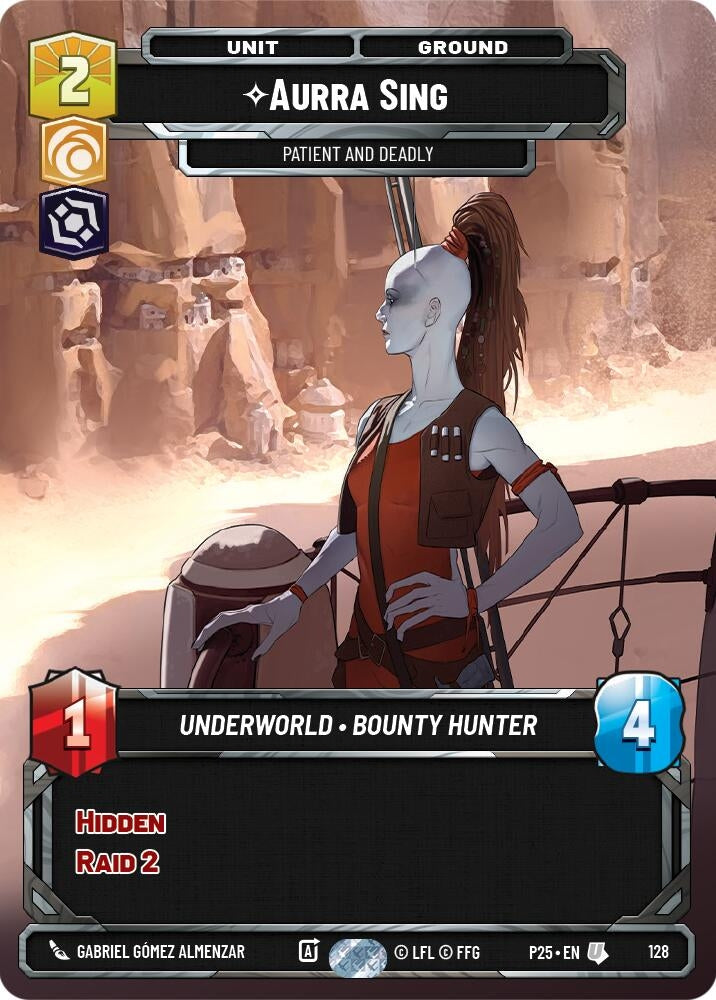 Image for Aurra Sing - Patient and Deadly (128) [Sector and Regional Promos: Season 1] - Star Wars: Unlimited
