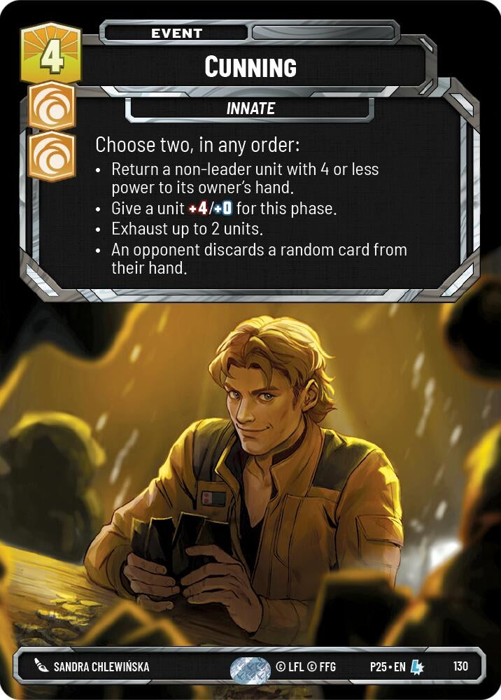 Image for Cunning (130) [Sector and Regional Promos: Season 1] - Star Wars: Unlimited