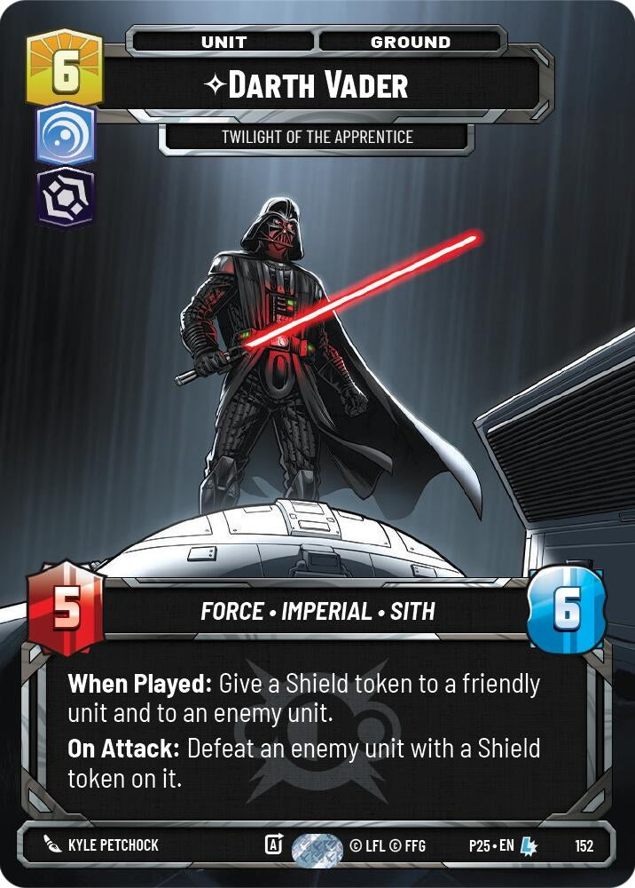 Image for Darth Vader - Twilight of the Apprentice (152) [Sector and Regional Promos: Season 1] - Star Wars: Unlimited
