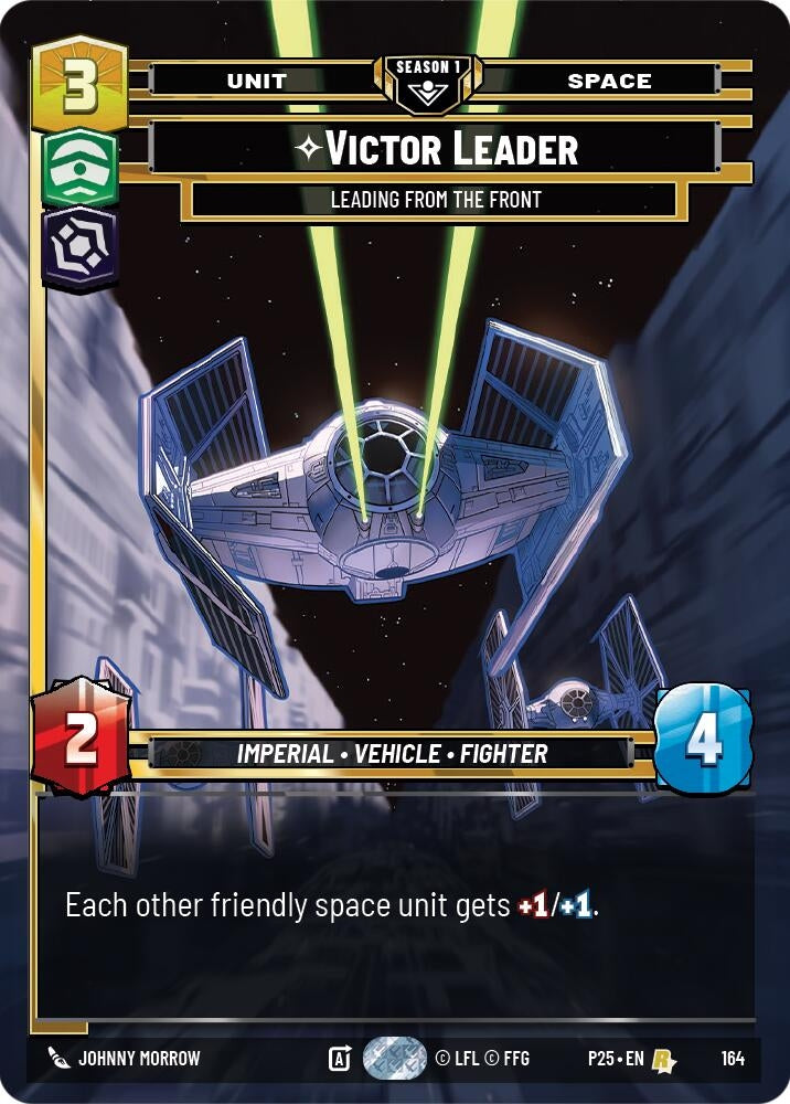 Image for Victor Leader - Leading from the Front (164) (164) [Sector and Regional Promos: Season 1] - Star Wars: Unlimited