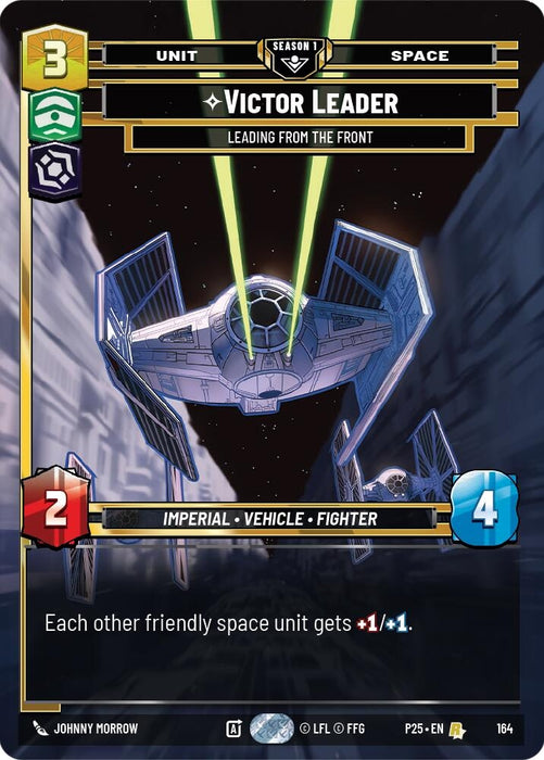Image for Victor Leader - Leading from the Front (164) (164) [Sector and Regional Promos: Season 1] - Star Wars: Unlimited
