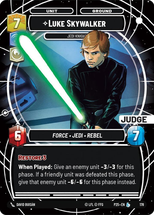 Image for Luke Skywalker - Jedi Knight (Judge) (174) [Judge Promos] - Star Wars: Unlimited