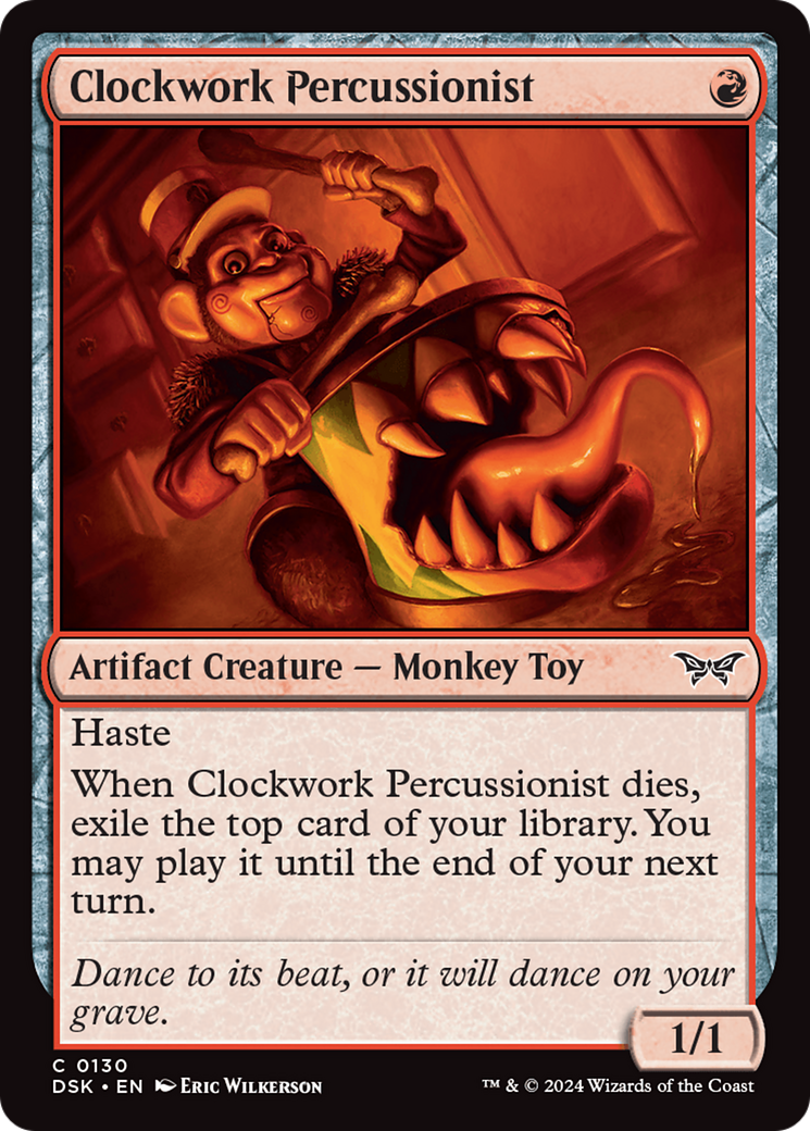 Clockwork Percussionist (0130) (130) [Duskmourn: House of Horror]