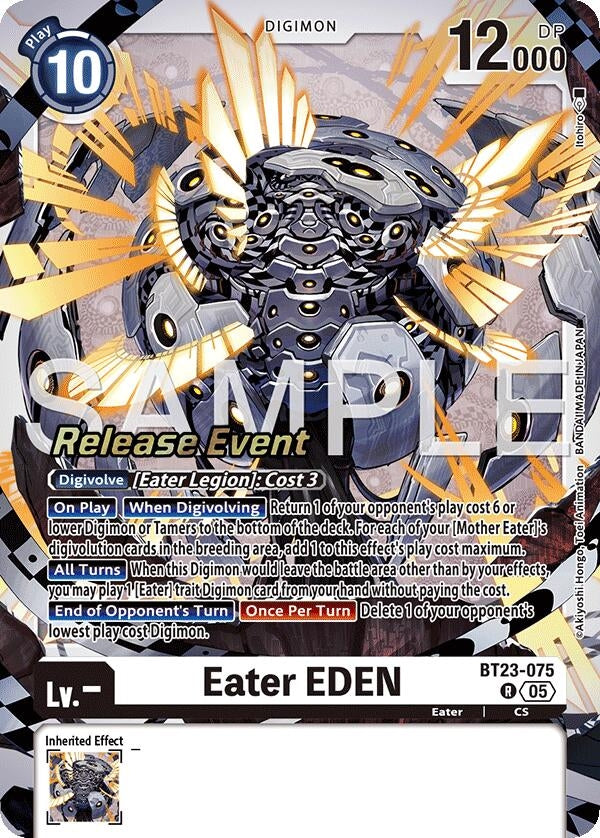 Eater EDEN (BT23-075 R) [Hackers' Slumber Release Event Cards]