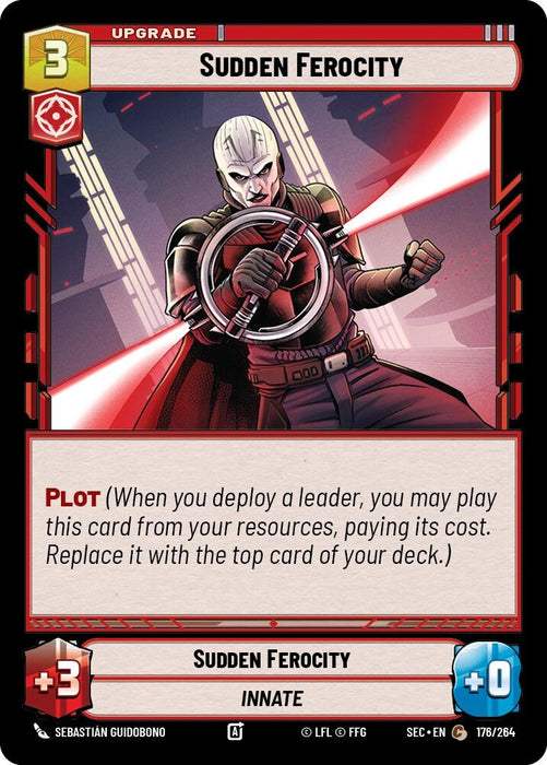 Image for Sudden Ferocity (176/264) [Secrets of Power] - Star Wars: Unlimited