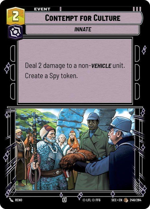 Image for Contempt for Culture (246/264) [Secrets of Power] - Star Wars: Unlimited