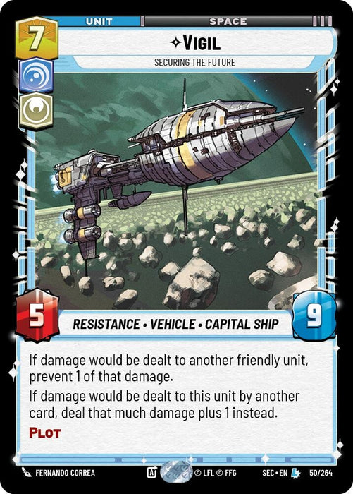 Image for Vigil - Securing the Future (50/264) [Secrets of Power] - Star Wars: Unlimited