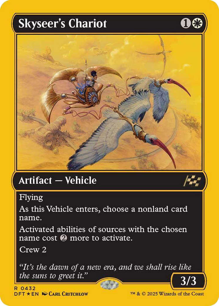 Skyseer's Chariot (First-Place Foil) (432) [Aetherdrift]