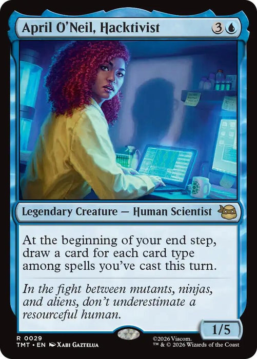 Image for April O'Neil, Hacktivist (29) - Magic: The Gathering