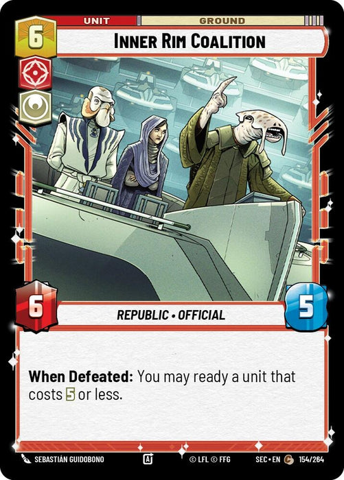 Image for Inner Rim Coalition (154/264) [Secrets of Power] - Star Wars: Unlimited