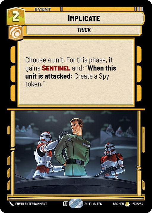 Image for Implicate (231/264) [Secrets of Power] - Star Wars: Unlimited
