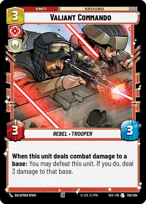 Image for Valiant Commando (150/264) [Secrets of Power] - Star Wars: Unlimited