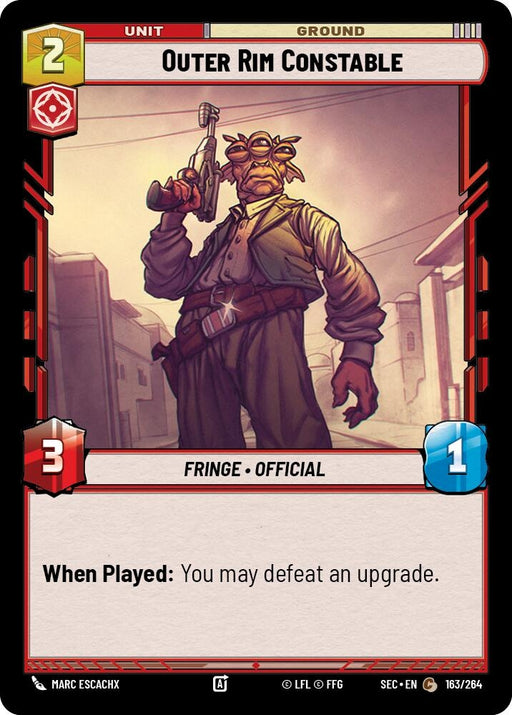 Image for Outer Rim Constable (163/264) [Secrets of Power] - Star Wars: Unlimited