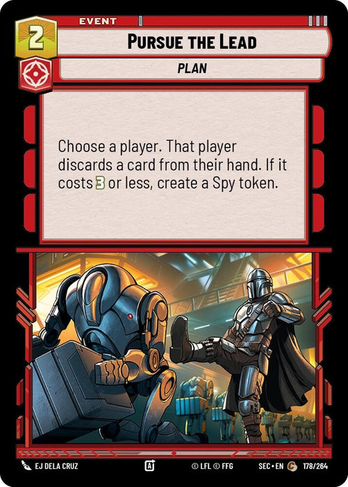 Image for Pursue the Lead (178/264) [Secrets of Power] - Star Wars: Unlimited