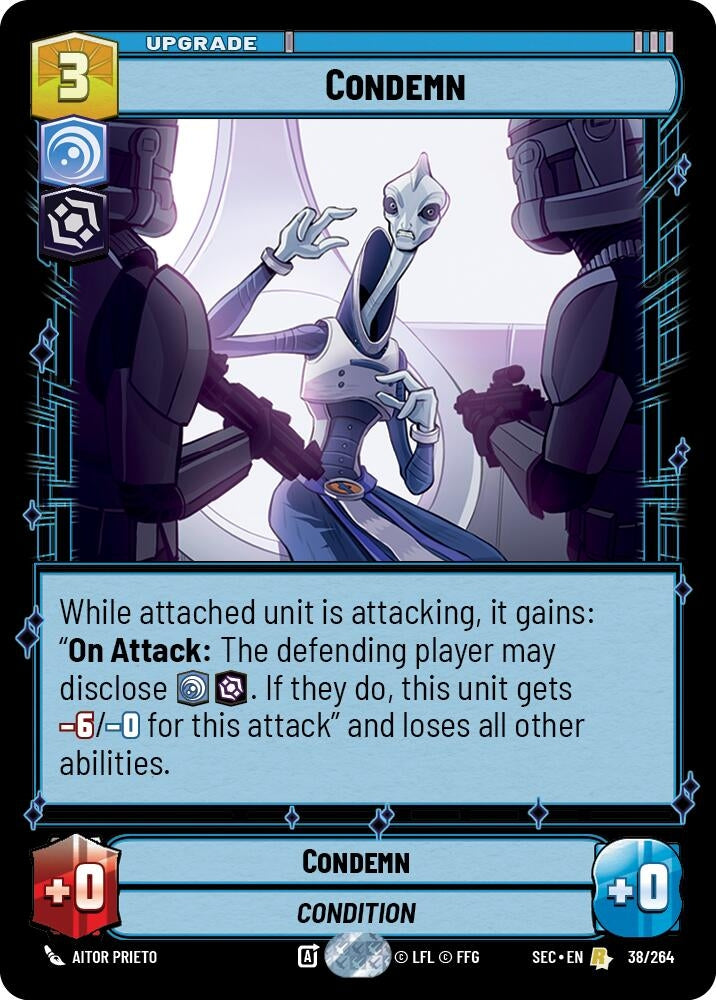 Image for Condemn (38/264) [Secrets of Power] - Star Wars: Unlimited