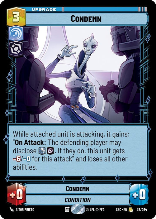 Image for Condemn (38/264) [Secrets of Power] - Star Wars: Unlimited