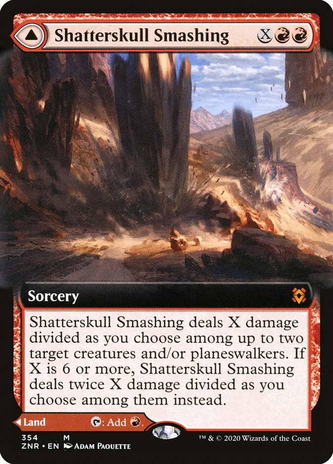 Shatterskull Smashing (Extended Art) (354) [Zendikar Rising]