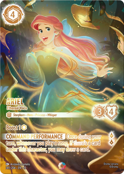 Image for Ariel - Ethereal Voice (Iconic) (241/204) [Whispers in the Well] - Disney Lorcana