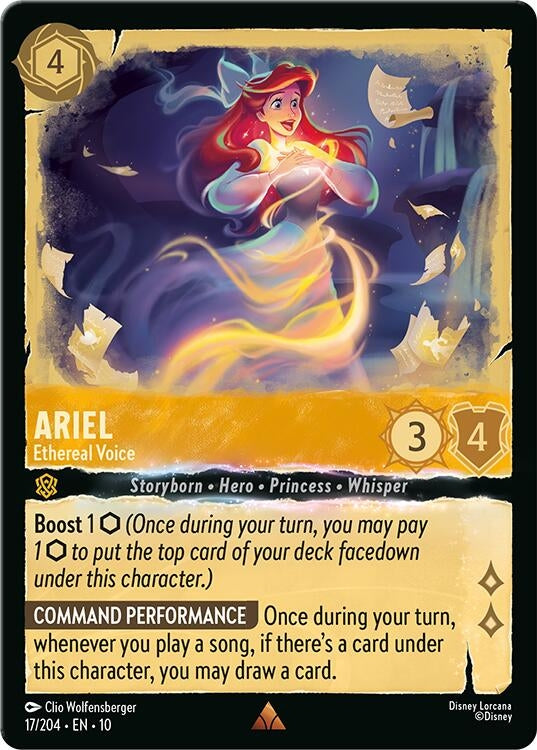 Image for Ariel - Ethereal Voice (17/204) [Whispers in the Well] - Disney Lorcana