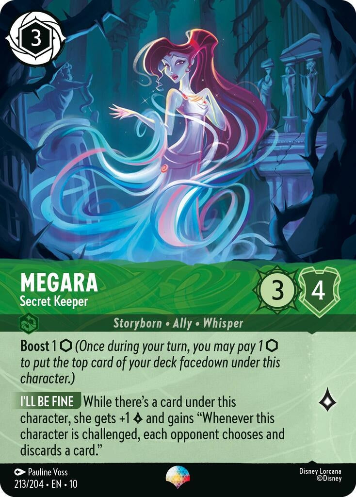 Image for Megara - Secret Keeper (Epic) (213/204) [Whispers in the Well] - Disney Lorcana