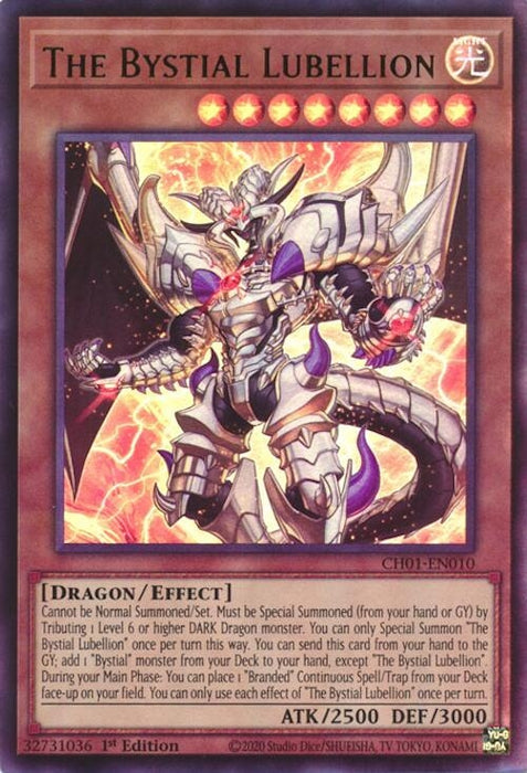 Image for The Bystial Lubellion (CH01-EN010) [THE CHRONICLES DECK: The Fallen & The Virtuous (All-Foil Edition)] - YuGiOh