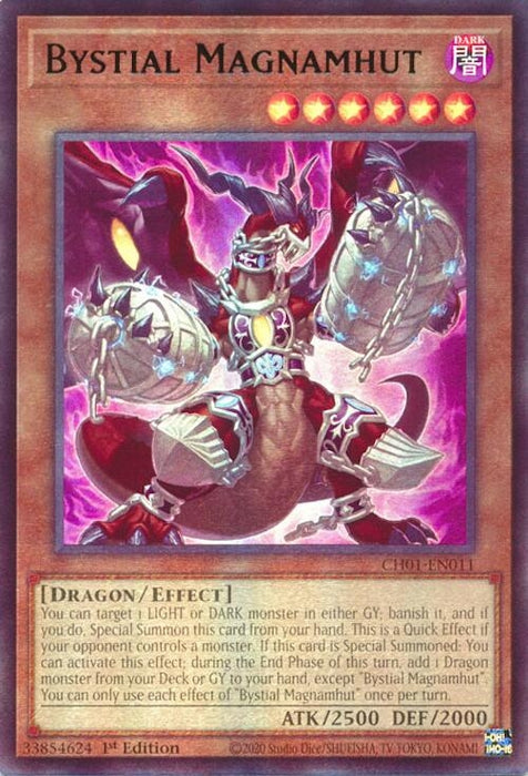 Image for Bystial Magnamhut (CH01-EN011) [THE CHRONICLES DECK: The Fallen & The Virtuous (All-Foil Edition)] - YuGiOh