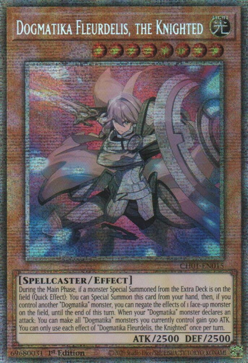 Image for Dogmatika Fleurdelis, the Knighted (Starlight Rare) (CH01-EN015) [THE CHRONICLES DECK: The Fallen & The Virtuous (All-Foil Edition)] - YuGiOh