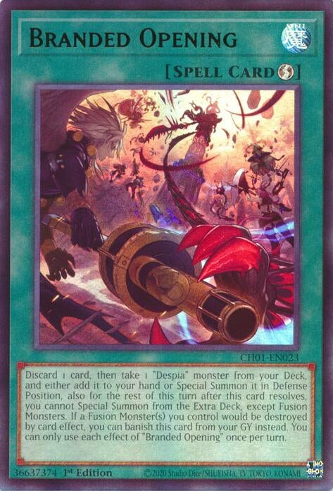 Image for Branded Opening (CH01-EN023) [THE CHRONICLES DECK: The Fallen & The Virtuous (All-Foil Edition)] - YuGiOh
